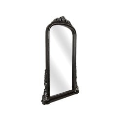 Wall mirror Romimex Black MDF Wood 61 x 100 x 6 cm