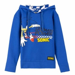 Sweat-shirt à capuche fille Sonic Bleu