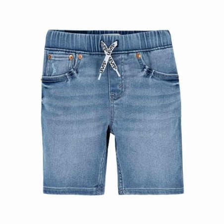 Pantalon court Skinny Levi's Dobby Bleu Acier Homme