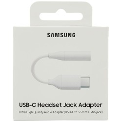 USB-C to Jack 3.5 mm Adapter Samsung EE-UC10JUWE White