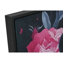 Cadre Home ESPRIT Noir Rose 83 x 4 x 123 cm (2 Unités)