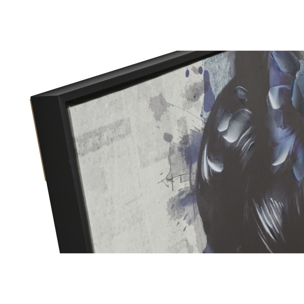 Cadre Home ESPRIT Bleu Noir Oriental 103 x 4 x 143 cm