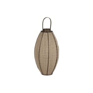 Bougeoir Home ESPRIT Naturel Jute Bambou 37 x 37 x 70 cm