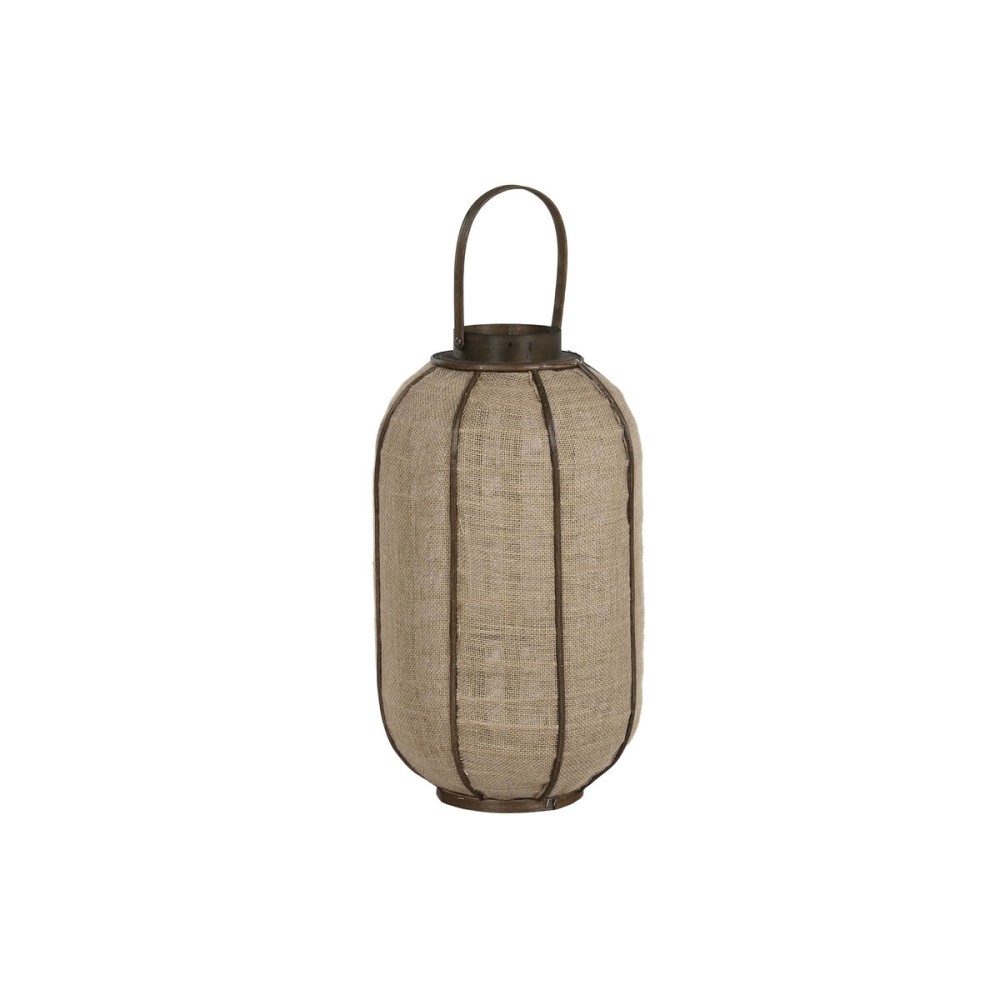 Kerzenschale Home ESPRIT natürlich Jute Bambus 31,5 x 31,5 x 53 cm