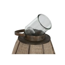 Kerzenschale Home ESPRIT natürlich Jute Bambus 41,5 x 41,5 x 57 cm