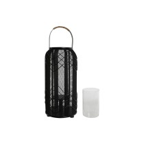 Candleholder Home ESPRIT Black Metal 21,5 x 21,5 x 43,5 cm