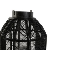 Kerzenschale Home ESPRIT Schwarz Metall 26,5 x 26,5 x 28 cm