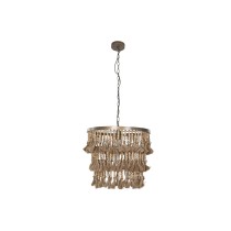 Suspension Home ESPRIT Marron Naturel Bois Métal 50 W 53 x 53 x 123 cm