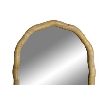 Wall mirror Home ESPRIT Natural Scandi 51 x 4,5 x 120 cm