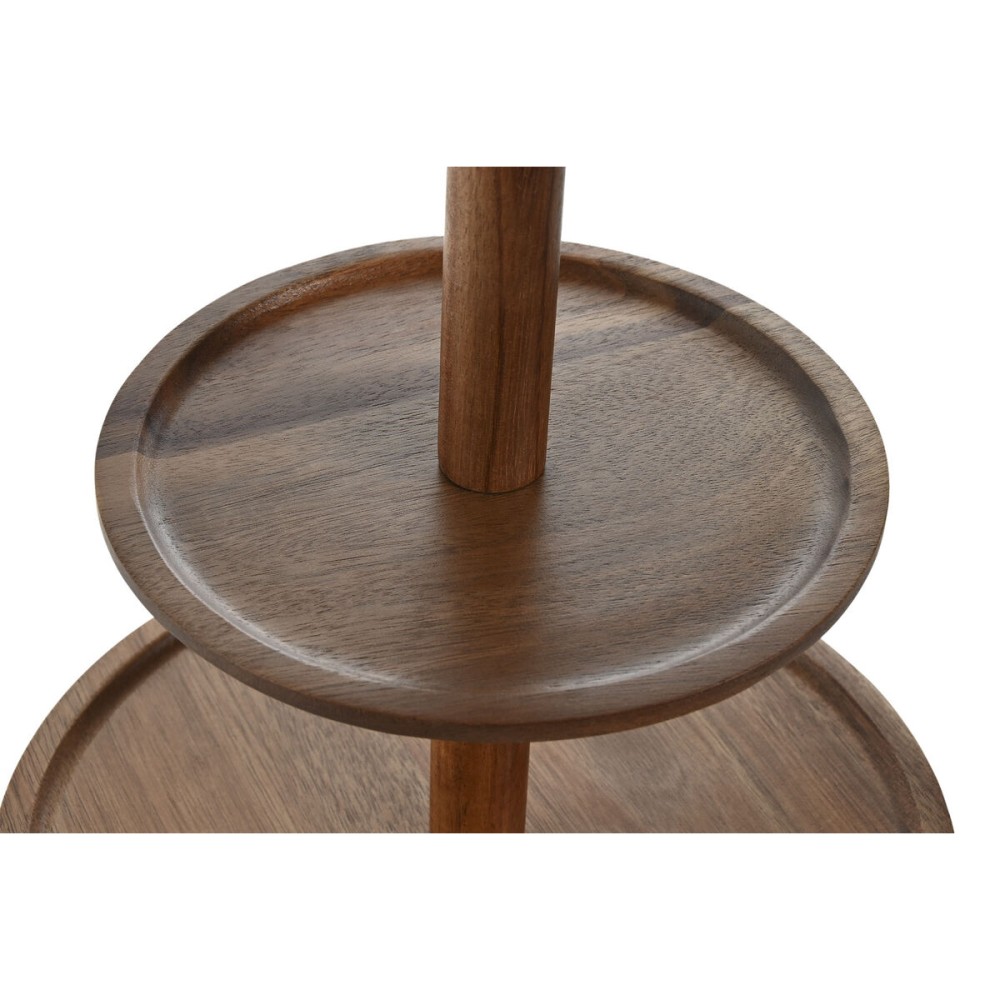 Fruit Bowl Home ESPRIT Natural Acacia 25 x 25 x 27 cm