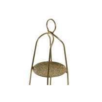 Obstschale Home ESPRIT Gold Metall 39 x 39 x 86 cm