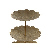 Fruit Bowl Home ESPRIT Golden Metal 50 x 50 x 98 cm