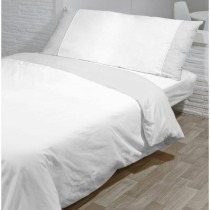 Parure de couette Hosteline MONACO NORDICO Blanc Lit king size 260 x 240 cm 4 Pièces