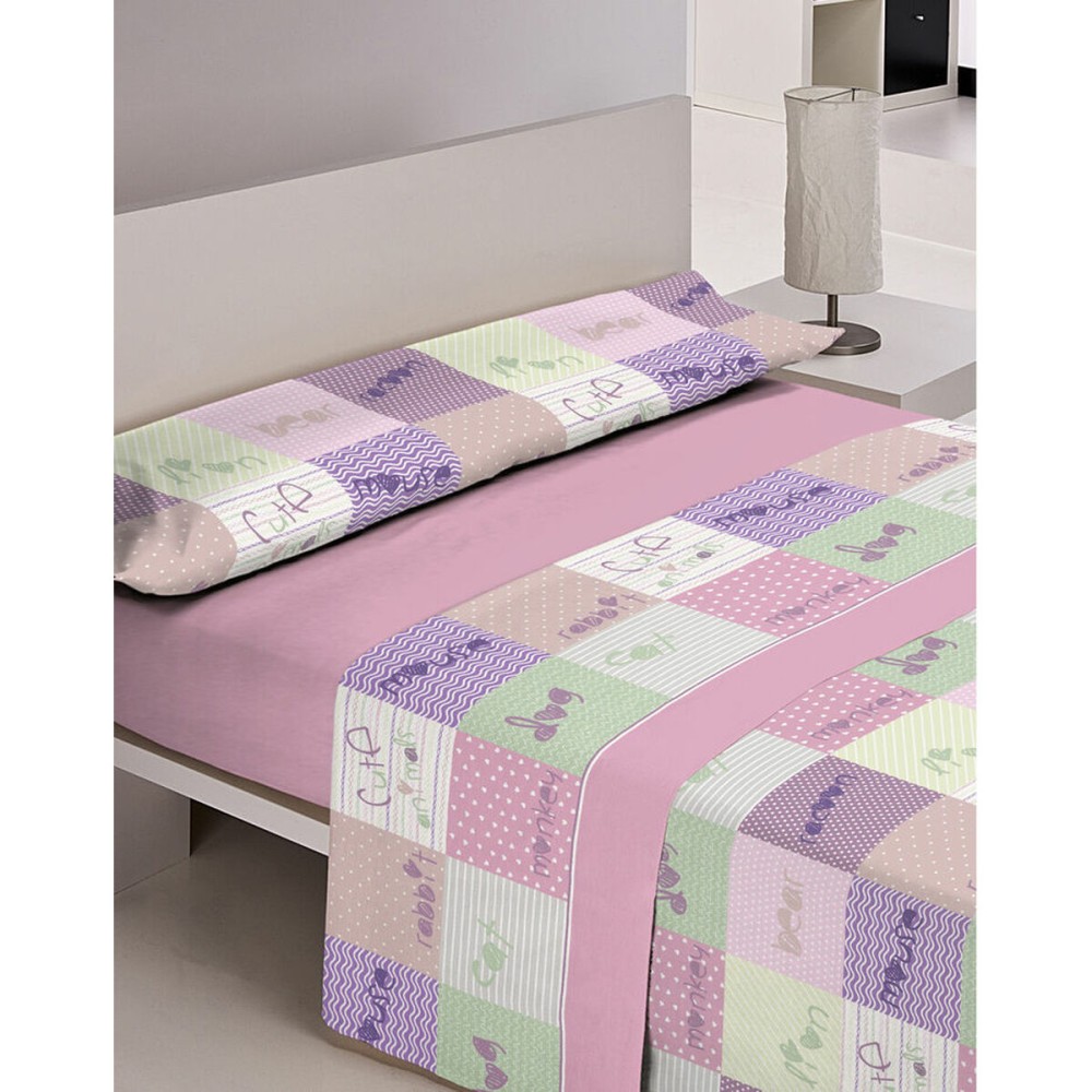 Duvet cover set Hosteline CUTE Pink Single 2 Pieces