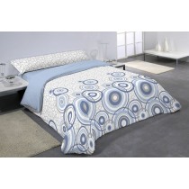 Duvet cover set Hosteline CARLOSAL Blue Single 2 Pieces