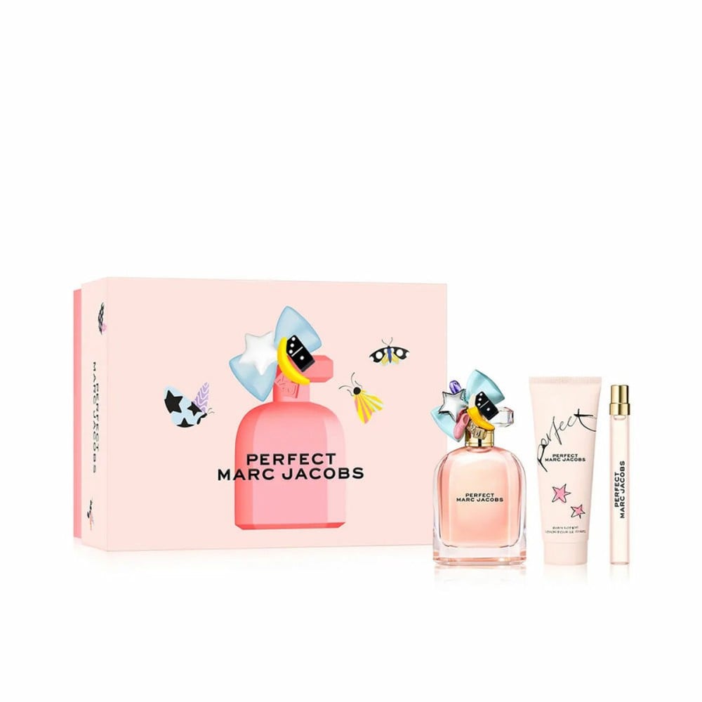 Set mit Damenparfüm Marc Jacobs PERFECT EDP 3 Stücke