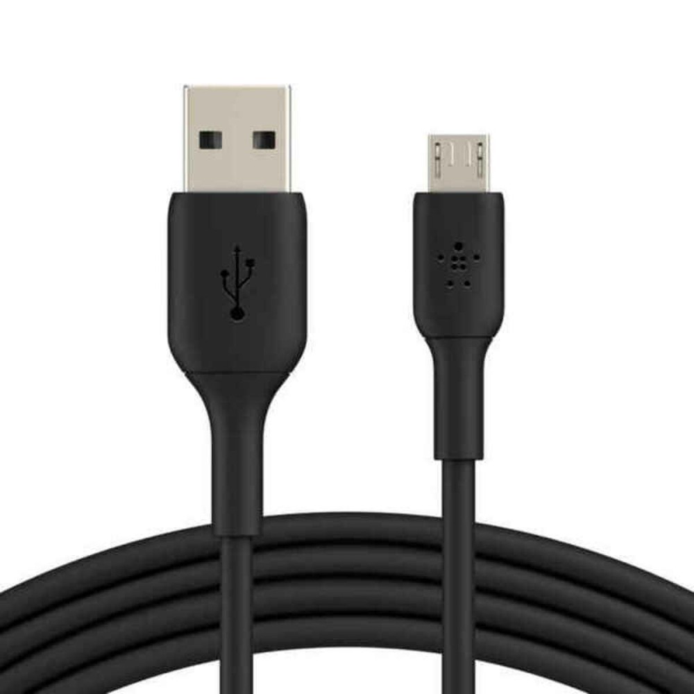 USB Cable to micro USB Belkin CAB005BT1MBK Black 1 m (1 Unit) (1 m)