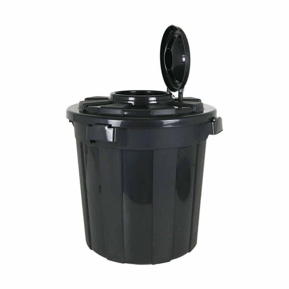 Abfalleimer Dem Hop 50 L Schwarz 49,5 x 49,5 x 50 cm (6 Stück)