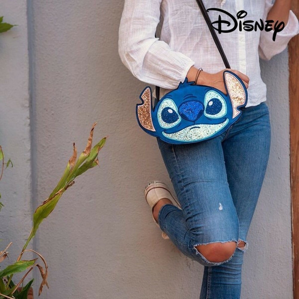 Sac à Bandoulière Stitch Disney 72809 Bleu