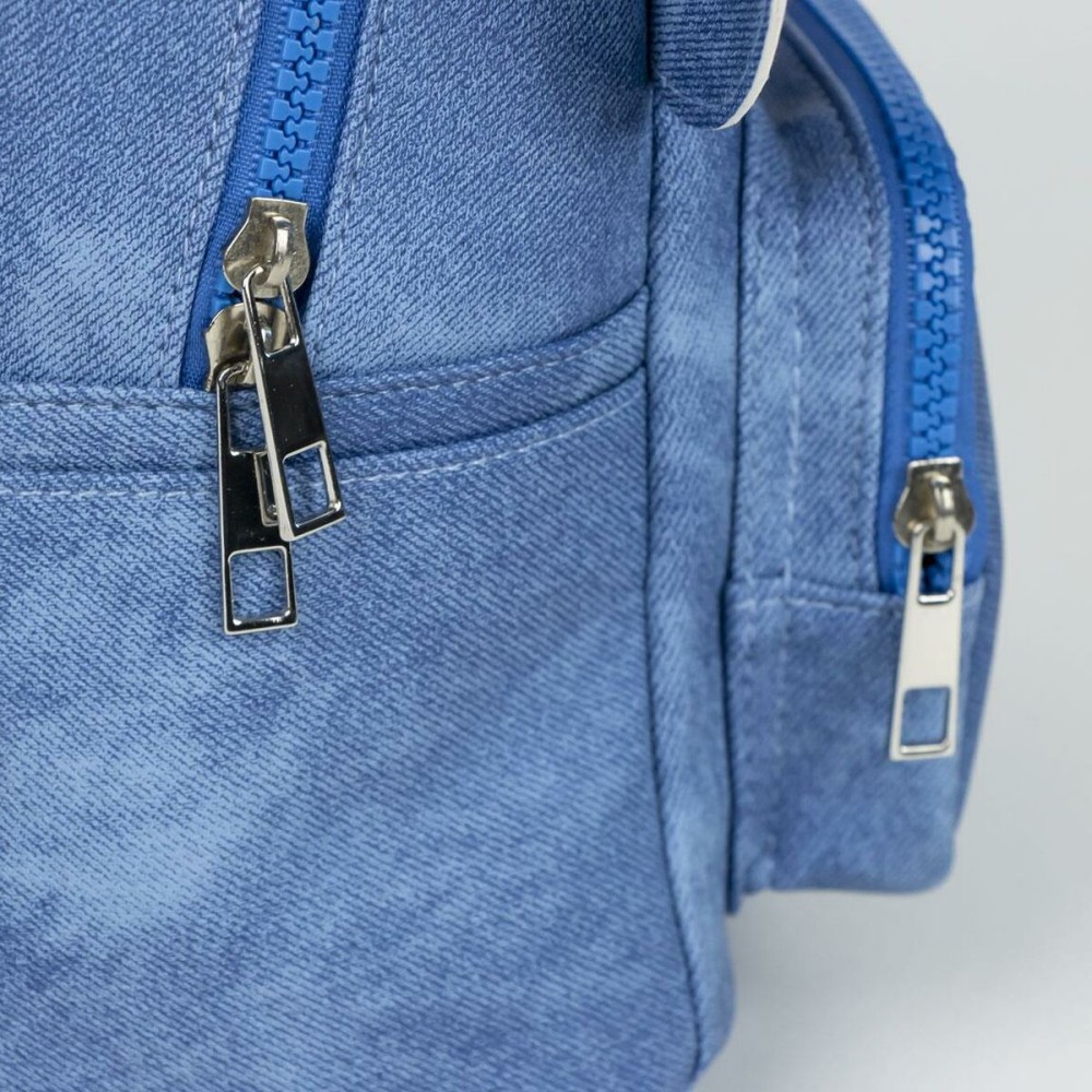 Lässiger Rucksack Stitch Blau