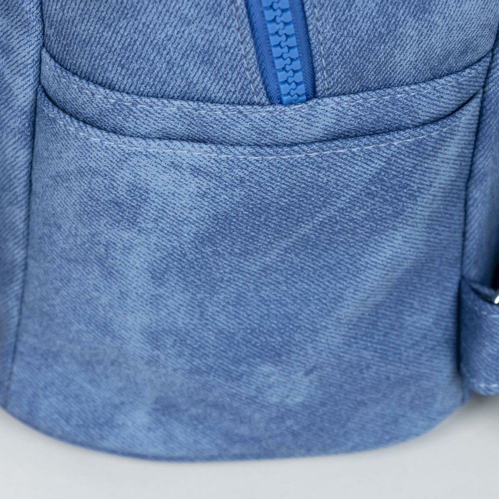 Lässiger Rucksack Stitch Blau