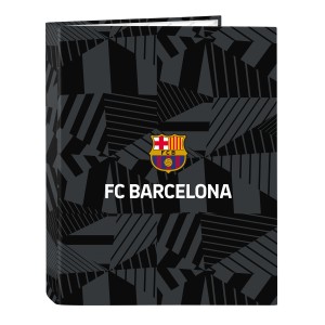 Ring binder F.C. Barcelona Black Black A4 26.5 x 33 x 4 cm