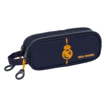 Trousse Fourre-Tout Double Real Madrid C.F. 2nd Kit 24/25 Blue marine 21 x 8 x 6 cm