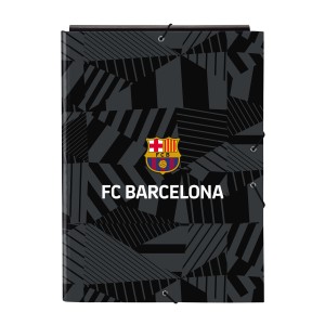 Ringbuch F.C. Barcelona Black Schwarz A4 26 x 33.5 x 2.5 cm