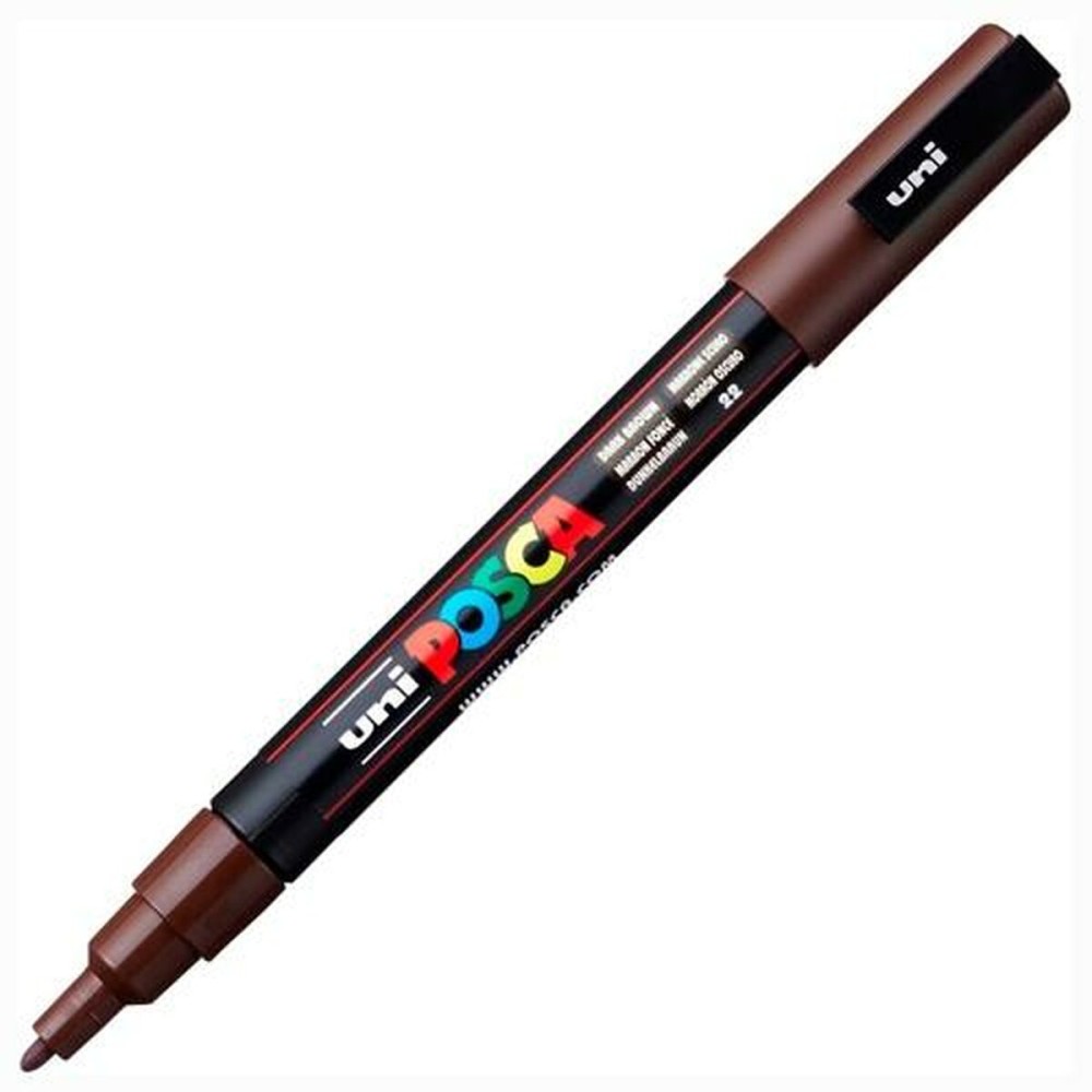 Acrylic paint marker POSCA PC-3M Dark brown 0,9-1,3 mm