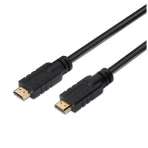 Câble HDMI Aisens CABLE HDMI ALTA VELOCIDAD / HEC CON REPETIDOR, A/M-A/M, NEGRO, 15M Noir 15 m