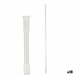 Barre extensible De douche Blanc Aluminium 260 x 2,2 x 2,2 cm (18 Unités)