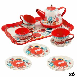 Tea set Colorbaby My Home Toy 15 Pieces (6 Units)