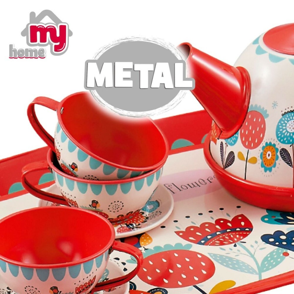 Tea set Colorbaby My Home Toy 15 Pieces (6 Units)