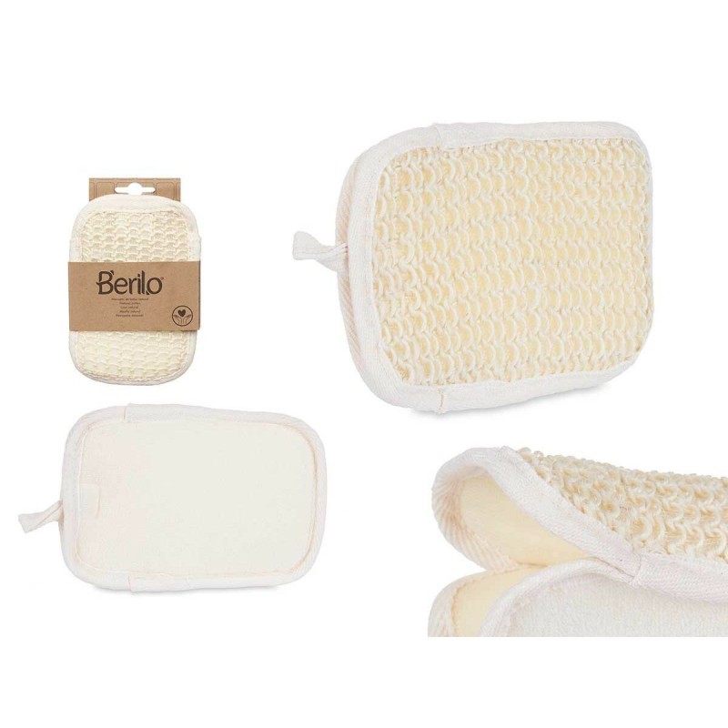 Bath Mitten Berilo B7083-5 White Beige (24 Units)