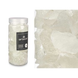 Decorative Stones 600 g Quartz White (12 Units)