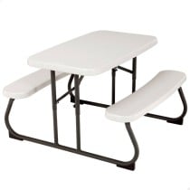 Table pour enfant Lifetime Crème Pliable Pique-nique 82,5 x 53,5 x 90 cm Acier Plastique