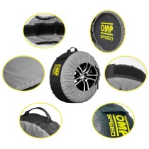 Tyre cover set OMP Speed (4 Units) (32 cm)