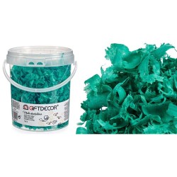 Decorative Shavings 1,4 L Turquoise (6 Units)