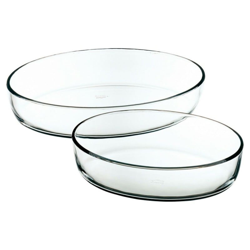 Plateau pour Four Verre Transparent (2 Pièces)