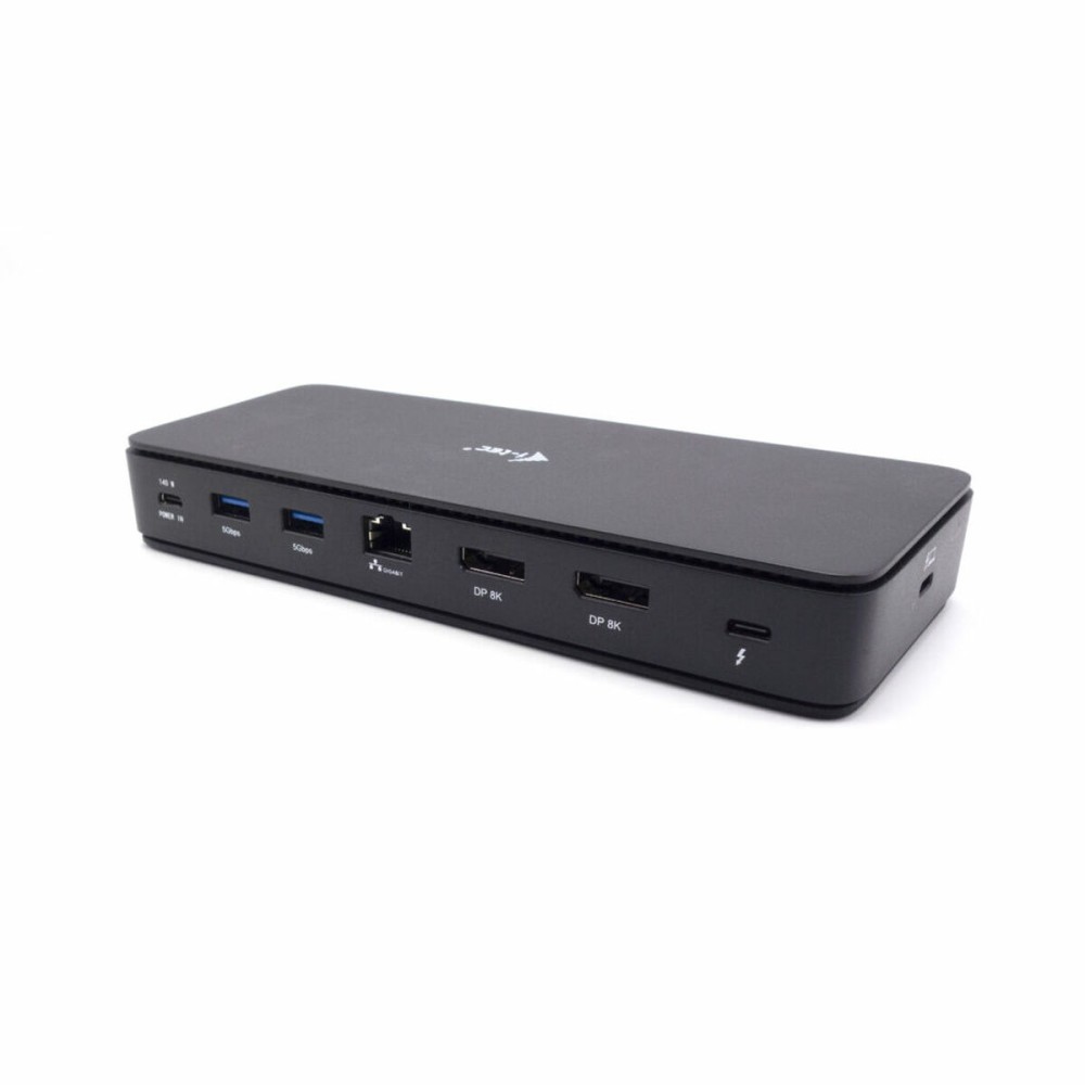 Hub USB i-Tec TB4DUALDPDOCKPDPRO Noir