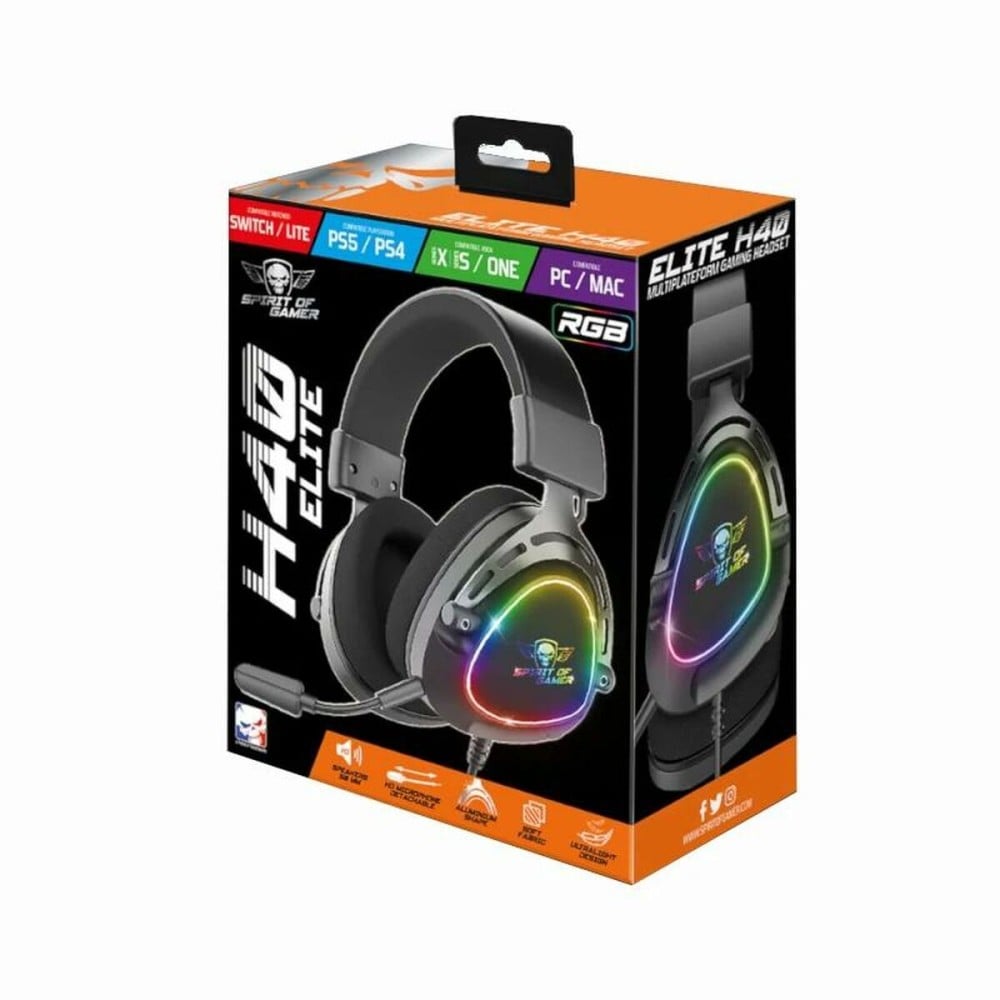 Gaming Headset with Microphone Spirit of Gamer Elite H-40