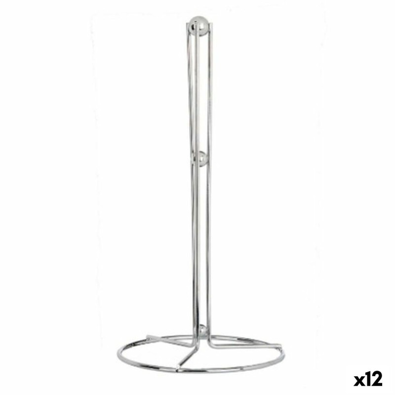 Kitchen Paper holder Kinvara W3450 Silver Metal 15,5 x 31,5 x 15,5 cm (12 Units)