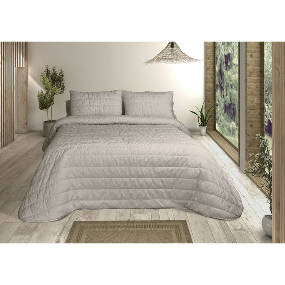 Bedspread (quilt) Pierre Cardin OLIMPIA Pearl Gray King size (3 Pieces)