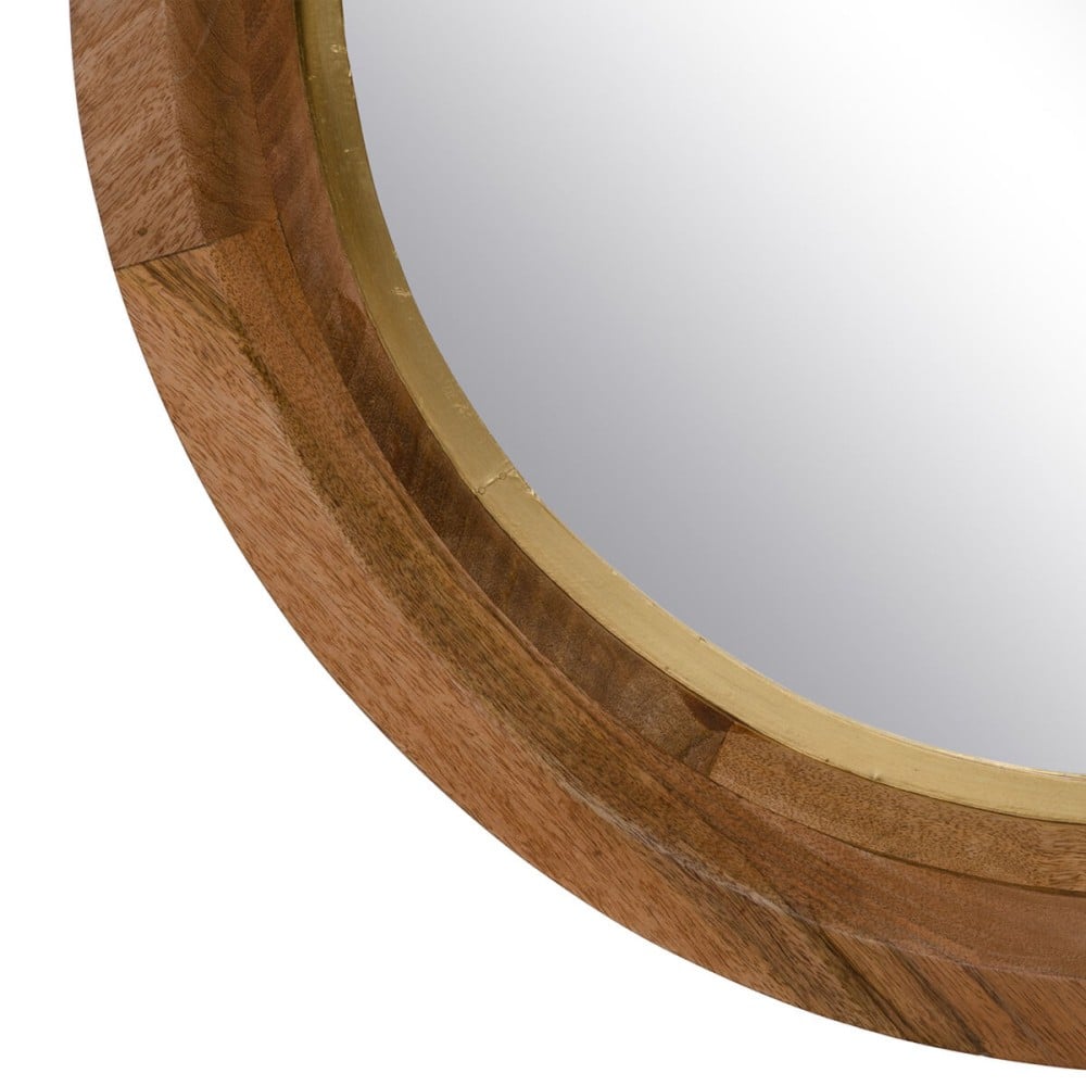 Wall mirror Golden Natural 90 x 7,5 x 90 cm