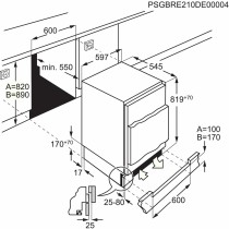 Refrigerator AEG OSF6I82EF White