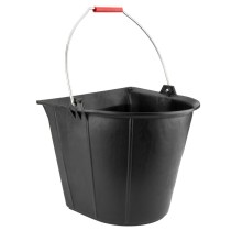 Bucket with Handle Bellota 13 L industrial Black Latex rubber Resistant