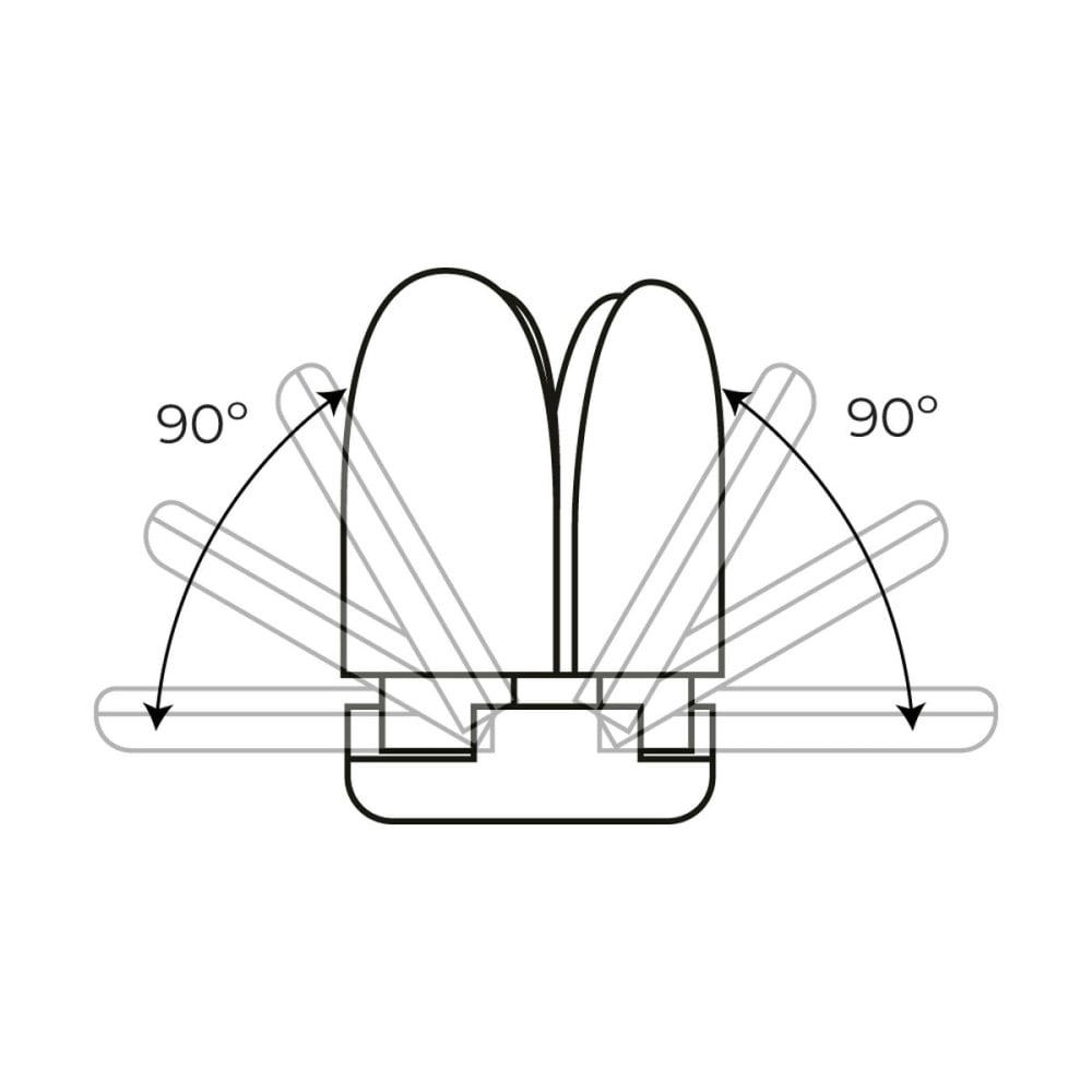 Lampe LED EDM 98907 Leaf 30 W 200 W E27 3000 lm 35 x 11,2 cm Multidirectionnelle (6500 K)