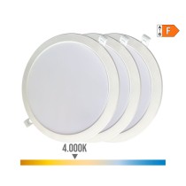 Downlight LED EDM 31568 18 W Ø 22 x 3,2 cm 3 Unités (4000 K)