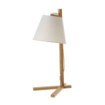 Desk lamp White Natural Bamboo 40 W 220-240 V 27 x 21 x 50 cm