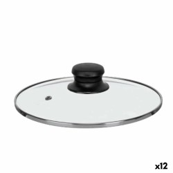 Couvercle pour marmite 20 cm Verre Argenté (12 Unités)